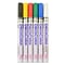 Marvy Uchida DecoColor Paint Markers, Extra Fine Tip, Assorted, 6/Pack (72112)