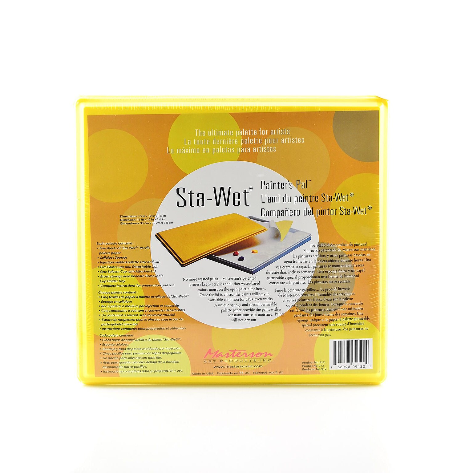 Masterson Sta-Wet Painters Pal Palette No. 912 Sta-Wet Painters Pal (912)