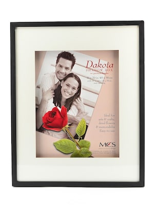 Mcs Dakota Shadow Boxes 16 In. X 20 In. Black 11 In. X 14 In. Opening (52733)