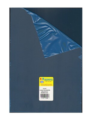 Midwest Clear Polyester Sheets 0.118 In./3.00 Mm 7.6 In. X 11 In. [Pack Of 2] (2PK-703-06)