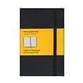 Moleskine Classic Hard Cover Notebooks Black 3 1/2 In. X 5 1/2 In. 192 Pages, Squared [Pack Of 2] (2