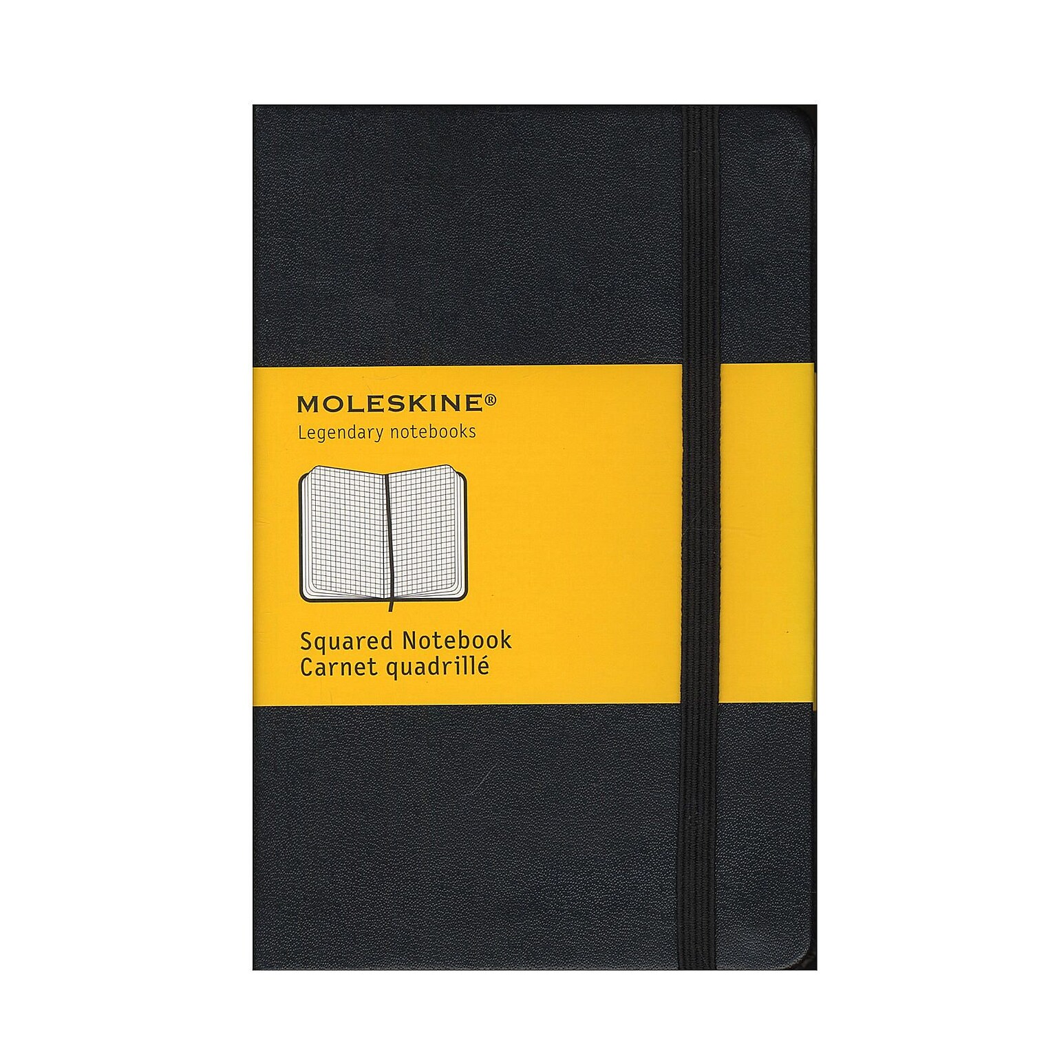 Moleskine Professional Notebooks, 3.5 x 5.5, Narrow Ruled, 240 Sheets, Black, 2/Pack (22381-PK2)