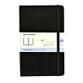 Moleskine Classic Hard Cover Notebooks Black 5 In. X 8 1/4 In. 112 Pages, Dotted [Pack Of 2] (2PK-9788883701153)