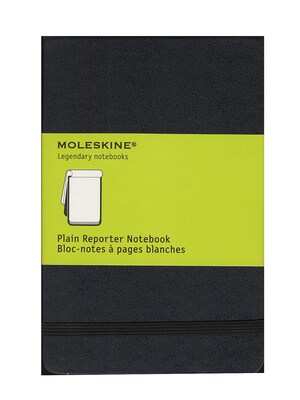 Moleskine Hard Cover Reporter Notebooks 3 1/2 In. X 5 1/2 In. 192 Pages Blank [Pack Of 2] (2PK-9788883705502)