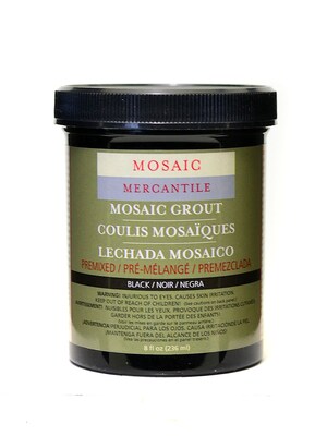 Mosaic Mercantile Tile Grout Black (GRTBK-8)