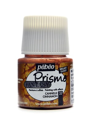 Pebeo Fantasy Prisme Effect Paint Cinnamon 45 Ml [Pack Of 3] (3PK-166033CAN)