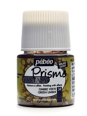 Pebeo Fantasy Prisme Effect Paint Green Umber 45 Ml [Pack Of 3] (3PK-166034CAN)