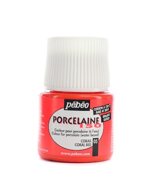 Pebeo Porcelaine 150 China Paint Coral Red 45 Ml [Pack Of 3] (3PK-024-005)