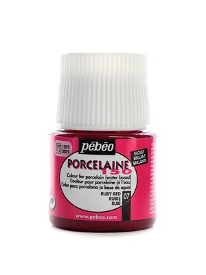 Pebeo Porcelaine 150 China Paint Ruby Red 45 Ml [Pack Of 3] (3PK-024-007)