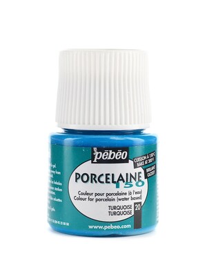 Pebeo Porcelaine 150 China Paint Turquoise 45 Ml [Pack Of 3] (3PK-024-020)