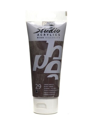 Pebeo Studio Acrylic Paint Burnt Umber 100 Ml [Pack Of 3] (3PK-831-029)