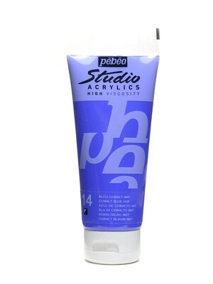 Pebeo Studio Acrylic Paint Cobalt Blue Hue 100 Ml [Pack Of 3] (3PK-831-014)