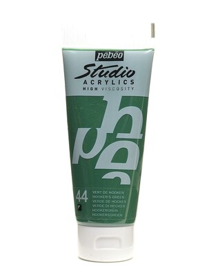 Pebeo Studio Acrylic Paint HookerS Green 100 Ml [Pack Of 3] (3PK-831-044)