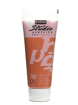 Pebeo Studio Acrylic Paint Venice Red 100 Ml [Pack Of 3] (3PK-831-039)