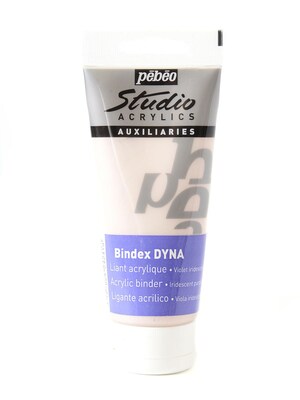 Pebeo Studio Acrylics Gloss Bindex Dyna Iridescent Binder Violet [Pack Of 2] (2PK-524241)