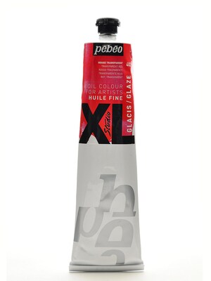 Pebeo Studio Xl Oil Paint Glaze Red 180 Ml [Pack Of 2] (2PK-200402)