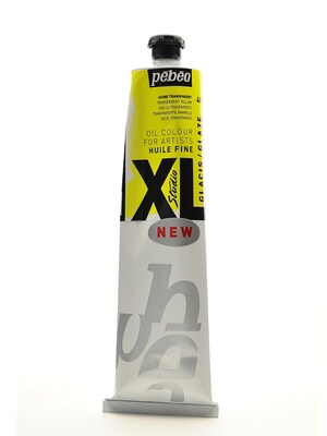 Pebeo Studio Xl Oil Paint Glaze Yellow 180 Ml [Pack Of 2] (2PK-200401)