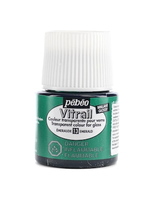 Pebeo Vitrail Paint Emerald 45 Ml [Pack Of 3] (3PK-050-013CAN)