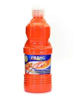 Prang Ready To Use Tempera Paint Orange 16 Oz.  [Pack Of 4] (4PK-21602)