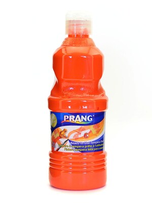 Prang Ready To Use Tempera Paint Orange 16 Oz.  [Pack Of 4] (4PK-21602)