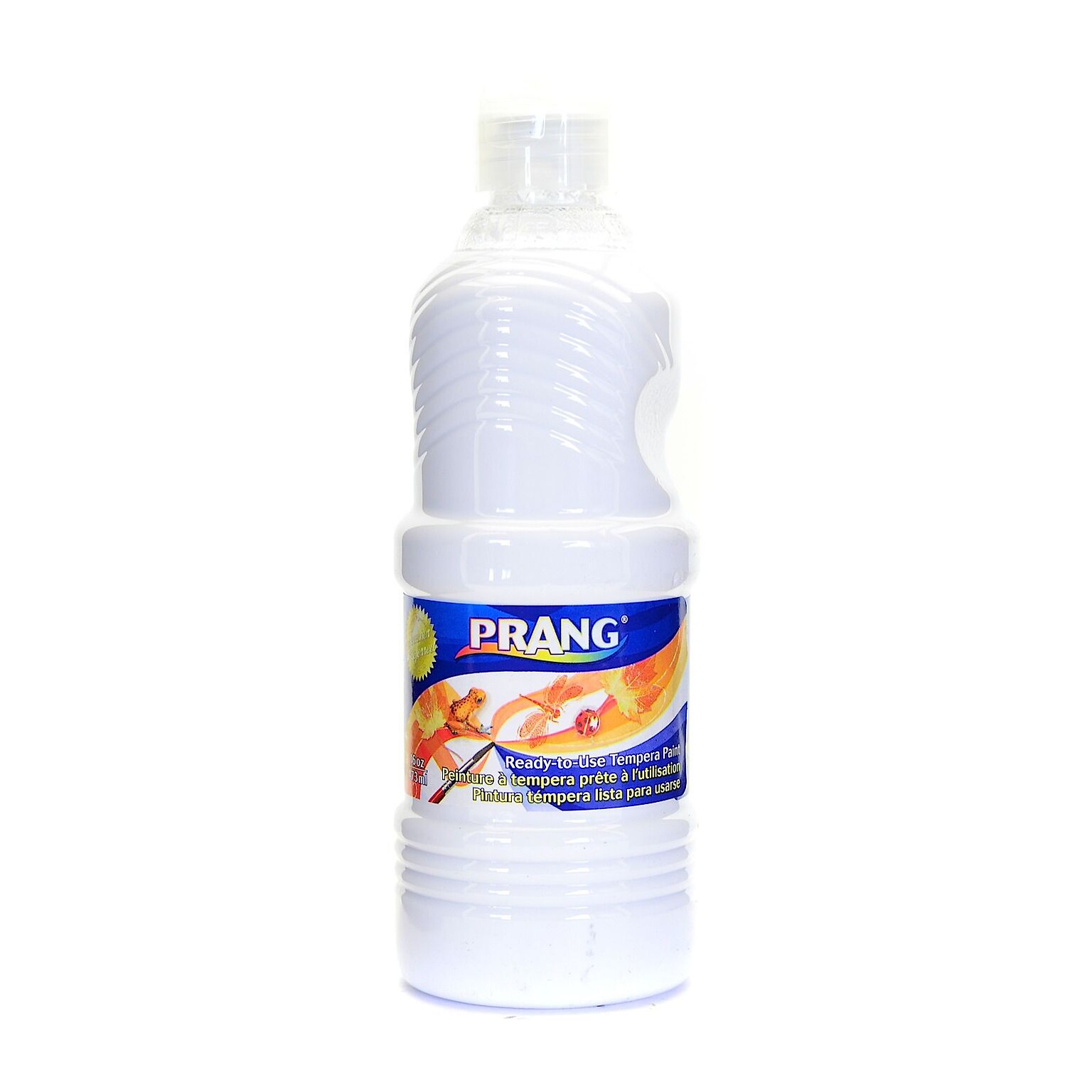 Prang Ready To Use Tempera Paint White 16 Oz.  [Pack Of 4] (4PK-21609)