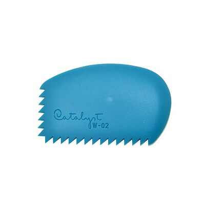 Princeton Catalyst Silicone Tools Wedge No. 2 Blue [Pack Of 2] (2PK-W-02)