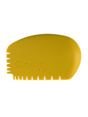 Princeton Catalyst Silicone Tools Wedge No. 4 Yellow [Pack Of 2] (2PK-W-04)