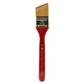 Princeton Series 4050 Synthetic Sable Watercolor Brushes 1 1/2 In. Short Handle Angular Flat Wash (4050AFW-150)