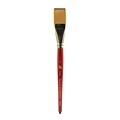 Princeton Series 4050 Synthetic Sable Watercolor Brushes 1 In. Short Handle Stroke (4050ST-100)