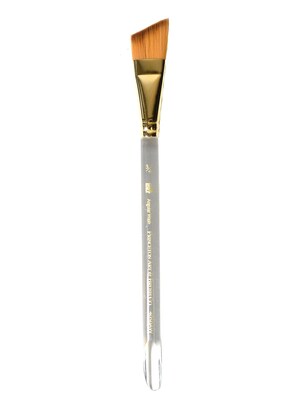 Princeton Series 4050 Synthetic Sable Watercolor Brushes 3/4 In. Short Handle Angular Wash (4050AW-075)