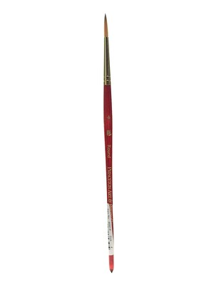 Princeton Series 4050 Synthetic Sable Watercolor Brushes 4 Short Handle Round (4050R-4)