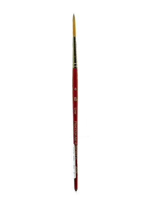 Princeton Series 4050 Synthetic Sable Watercolor Brushes 6 Short Handle Liner (4050L-6)