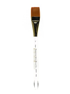 Princeton Series 4350 Synthetic Watercolor  And  Acrylic Brushes 1 In. Square Wash (4350W-100)