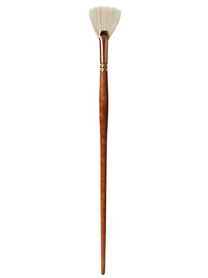Princeton Series 5400 Natural Bristle Oil  And  Acrylic Brushes 6 Fan (5400FN-6)
