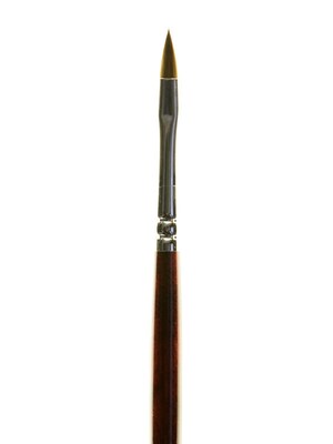 Princeton Series 7000 Long Handled Kolinsky Sable Brushes Filbert Size 4 (7000FB4)