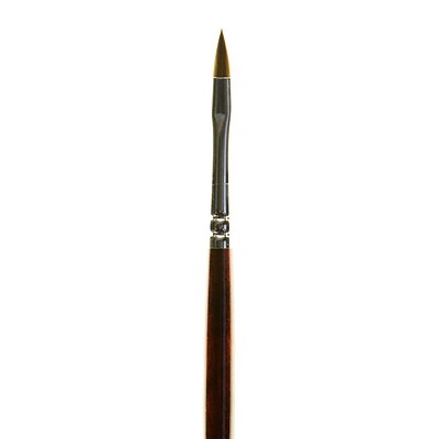 Princeton Series 7000 Long Handled Kolinsky Sable Brushes Filbert Size 4 (7000FB4)