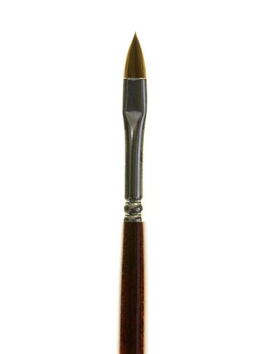 Princeton Series 7000 Long Handled Kolinsky Sable Brushes Filbert Size 6 (7000FB6)