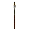 Princeton Series 7000 Long Handled Kolinsky Sable Brushes Filbert Size 8 (7000FB8)