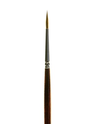 Princeton Series 7000 Long Handled Kolinsky Sable Brushes Round Size 6 (7000R6)