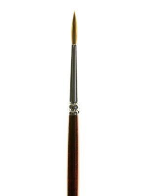 Princeton Series 7000 Long Handled Kolinsky Sable Brushes Round Size 8 (7000R8)