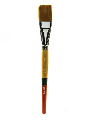 Princeton Snap! Brushes 1 In. Golden Taklon Stroke (9650ST-100)