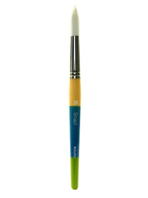 Princeton Snap! Brushes 20 White Taklon Round (9850R-20)