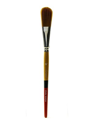 Princeton Snap! Brushes 3/4 In. Golden Taklon Oval Wash (9650OV-075)