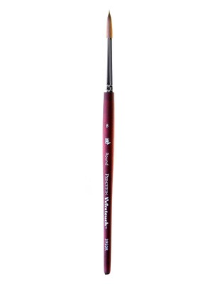 Princeton Velvetouch Mixed Media Brushes 8 Round (3950R-8)