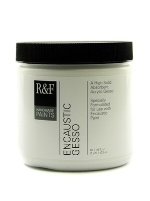 R  And  F Handmade Paints Encaustic Gesso 16 Oz. (813)