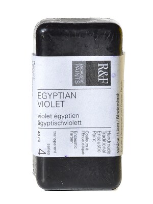 R  And  F Handmade Paints Encaustic Paint Egyptian Violet 40 Ml (104D)