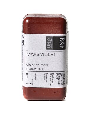 R  And  F Handmade Paints Encaustic Paint Mars Violet 40 Ml [Pack Of 2] (2PK-101A)