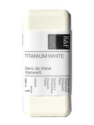 R  And  F Handmade Paints Encaustic Paint Titanium White 104 Ml (1110)