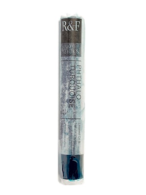R  And  F Handmade Paints Pigment Sticks Phthalo Turquoise 38 Ml [Pack Of 2] (2PK-2144)