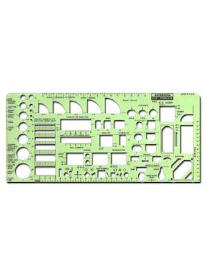 Rapidesign Architectural And Contractors Templates Abc Architectural 1/4 In. = 1 Ft. (R22)